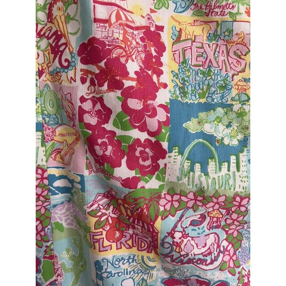 Lilly Pulitzer State Of Mind Ricci Shift Dress Patchwork Women’s Size 0 - Picture 7 of 13